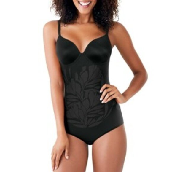 Maidenform Flexees Sculpts Ultra Firm Bodyshaper Cool Comfort Bodysuit Sz Medium - Picture 8 of 9